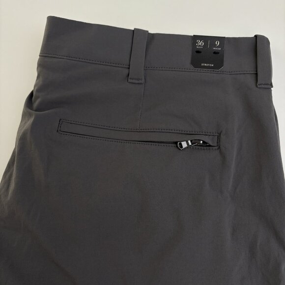 J.Crew 9” Chino Tech Shorts (Size 36) Gray Stretch Golf Casual H9327 - Picture 5 of 9